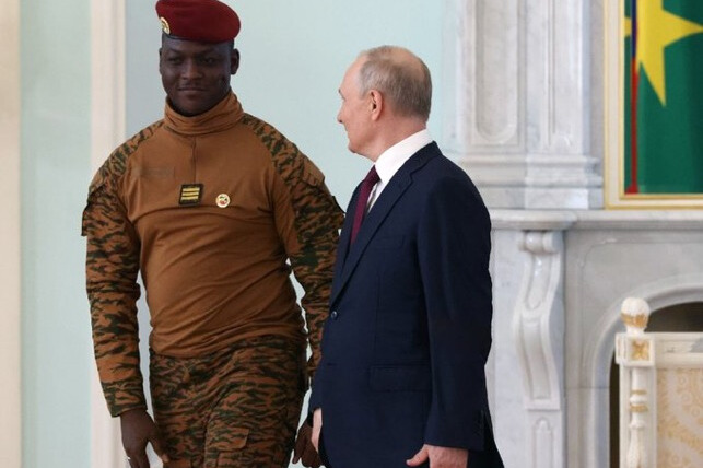 Putin Welcomes Burkina Faso’s Ibrahim Traoré to Kremlin as Ties Deepen