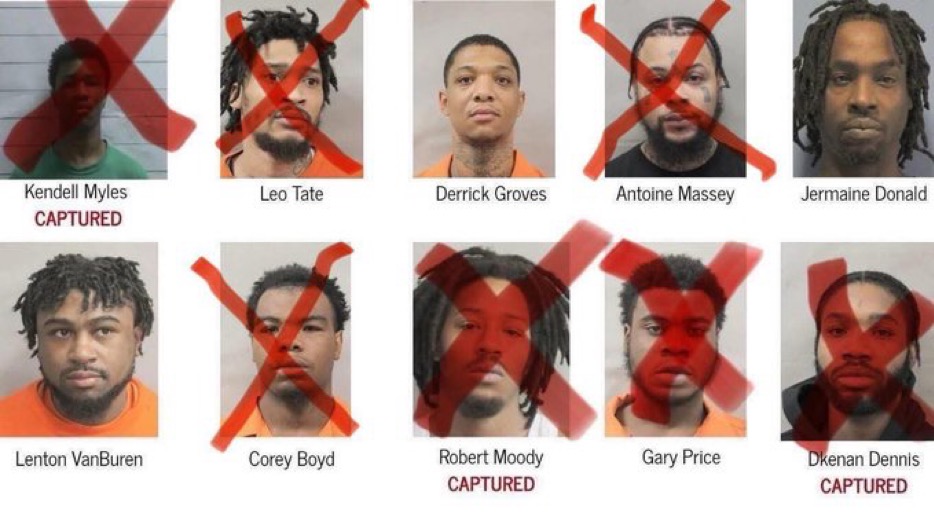 Fifth Escaped Inmate Captured in New Orleans, Manhunt Continues