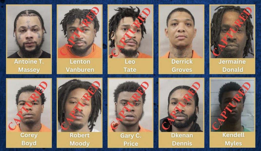 Three Escaped Inmates Caught but Two Still Missing as Manhunt Continues