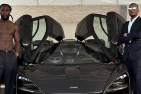 Burna Boy Buys Ultra-Rare McLaren Senna for $2.2 Million