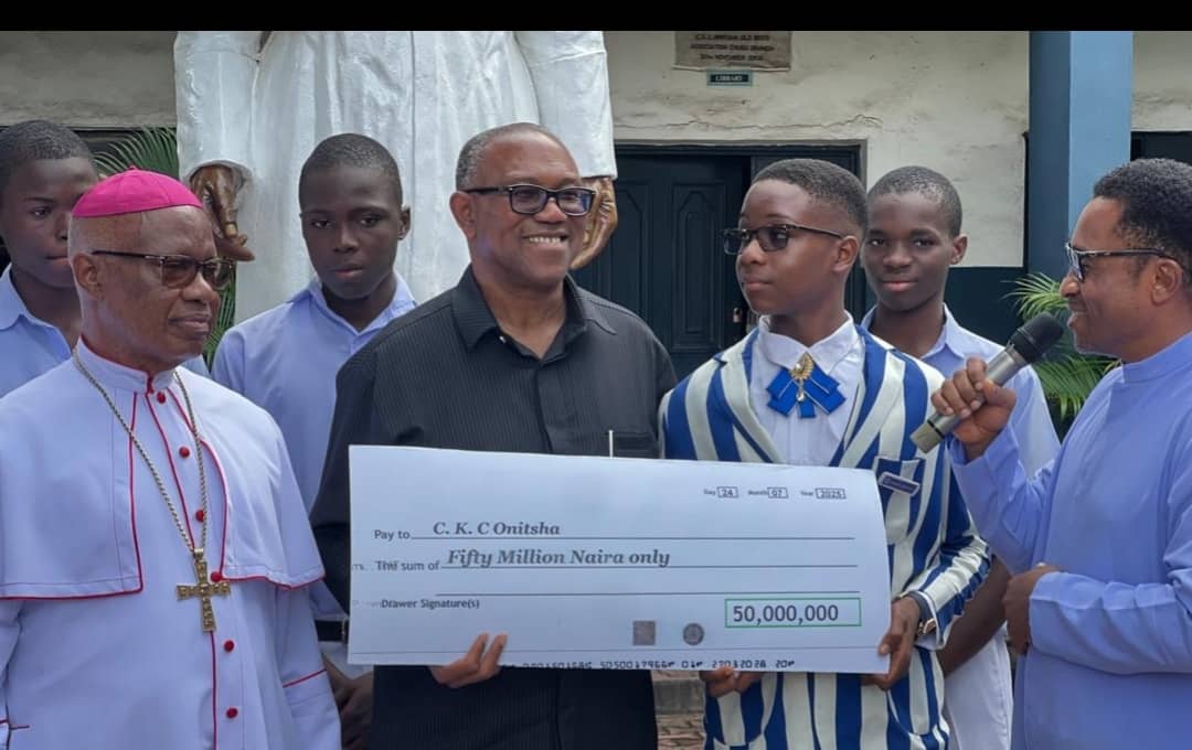 Peter Obi Donates ₦50 Million to Alma Mater