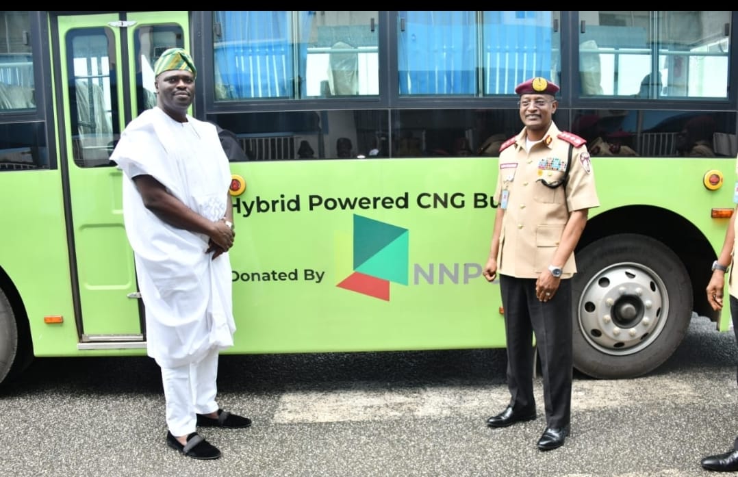 FRSC Receives CNG-Powered Bus from Federal Government to Boost Cleaner, Safer Transport