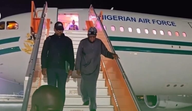 Tinubu Arrives in Dubai Ahead of State Visits to Japan, Brazil