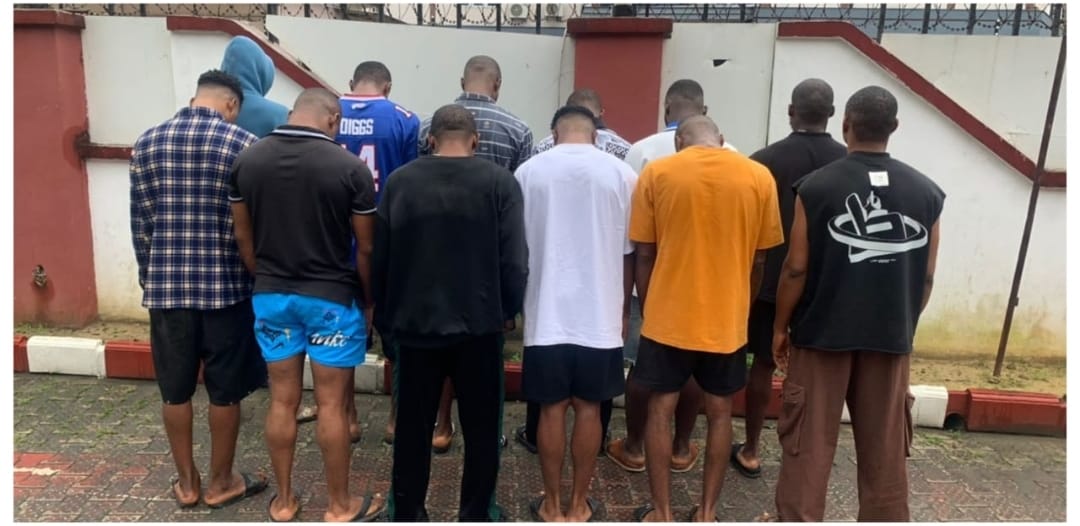 EFCC Arrests 12 Suspected Internet Fraudsters in Uyo