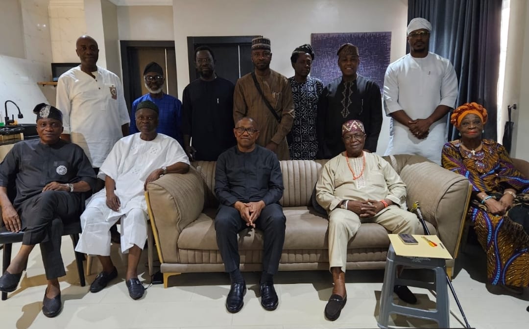 Peter Obi Meets Afenifere Leadership, Calls for Unity and Inclusive Development